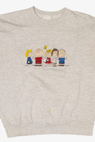 Vintage Embroidered Peanuts Gang Sweatshirt (1990s)
