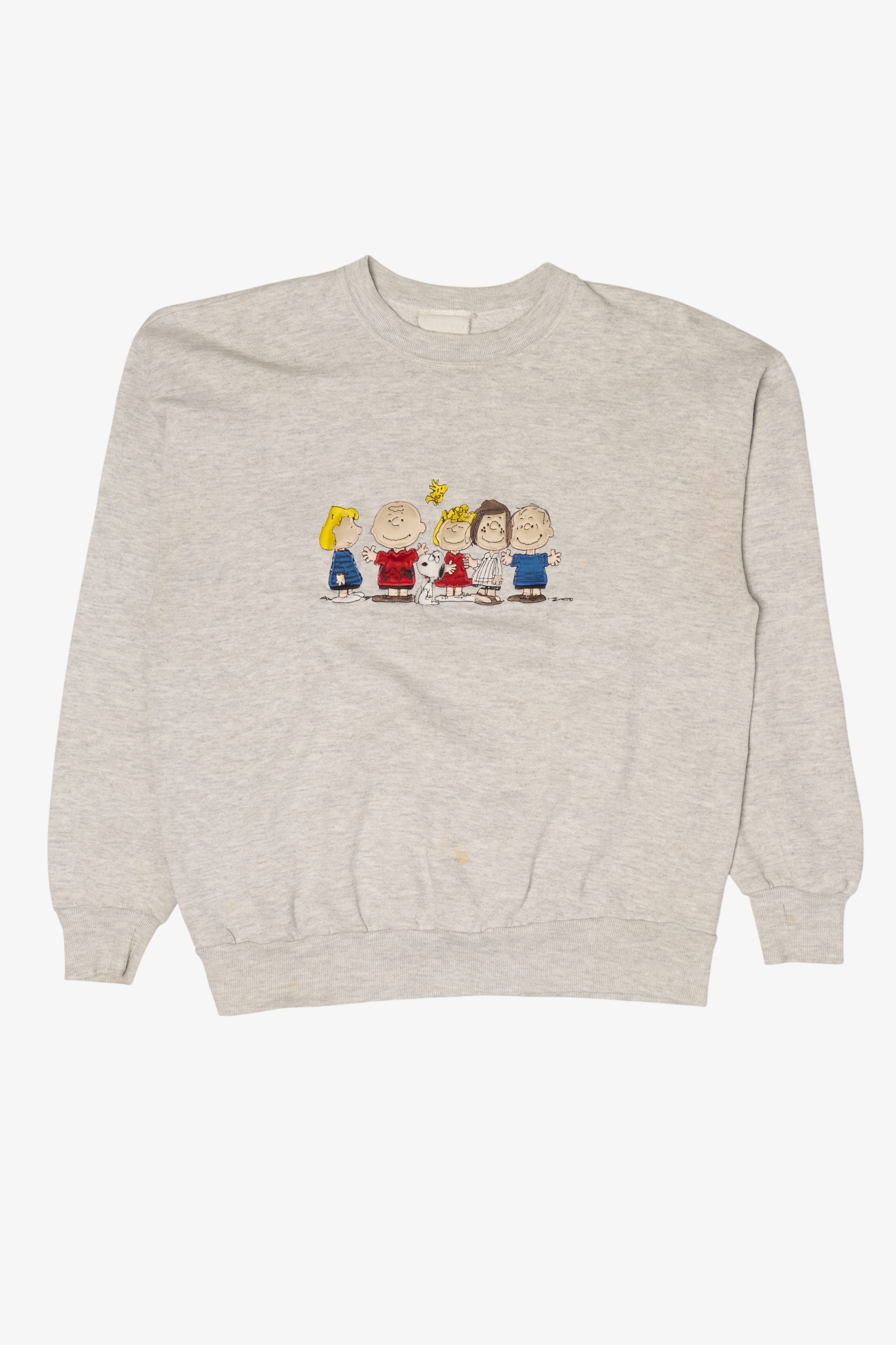 Vintage Embroidered Peanuts Gang Sweatshirt (1990s)