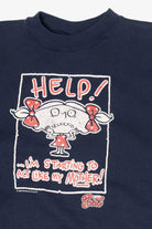 Vintage "Help ...I'm Starting To Act Like My Mother" Embossed Sweatshirt (1990s)