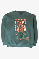 Vintage Take Steps To Save The Earth Sweatshirt (1990s)