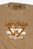 Vintage Khaki American Wildlife Outfitters Sweatshirt