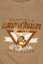 Vintage Khaki American Wildlife Outfitters Sweatshirt
