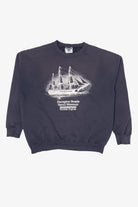 Vintage Hampton Roads Naval Museum Norfolk Virginia Sweatshirt (1990s)