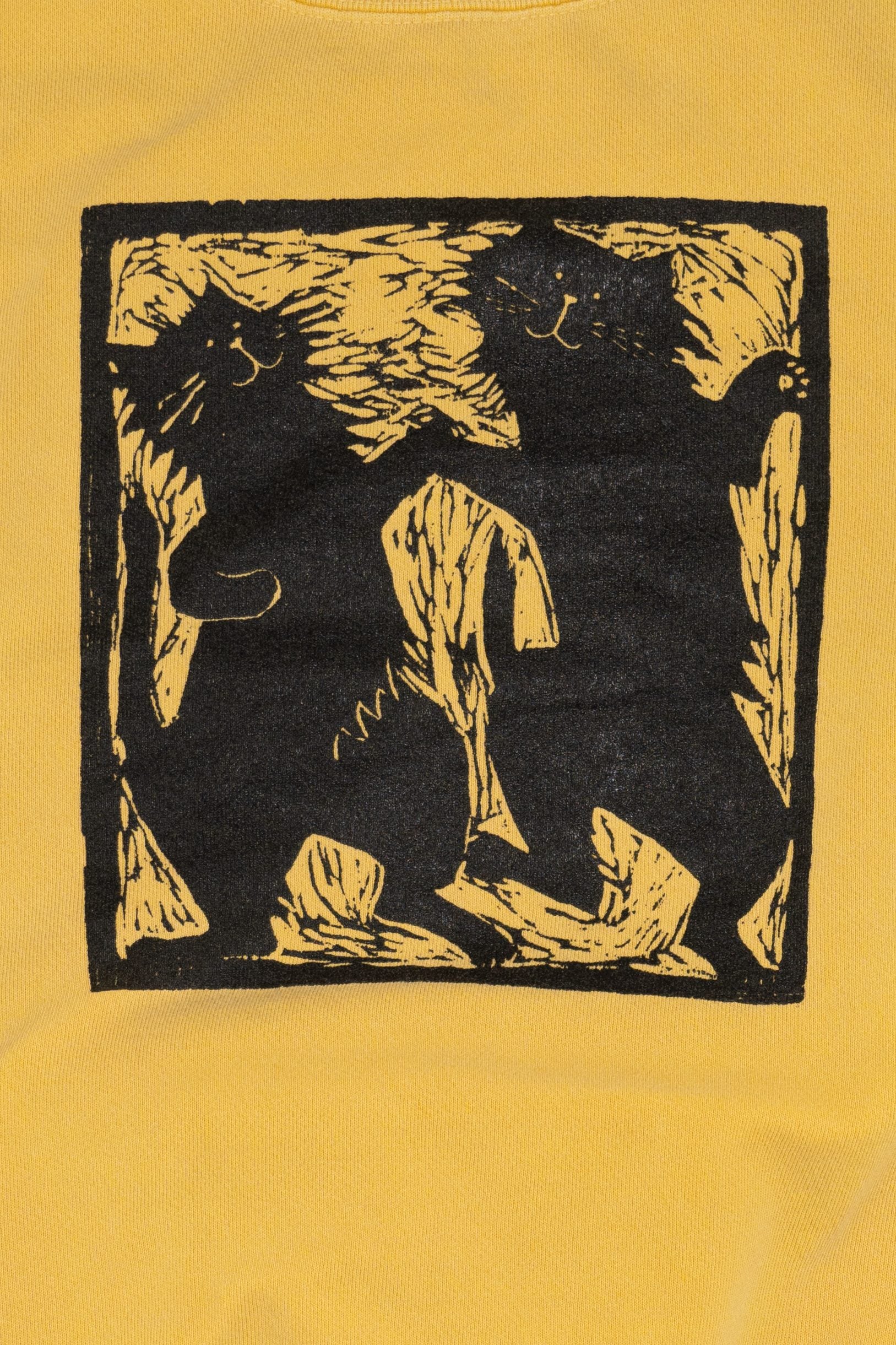Yellow 2 Cats Bay Harbor Sweatshirt (2010s)