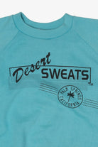 Vintage Blue Desert Sweats Palm Springs California Raglan Sweatshirt (1990s)