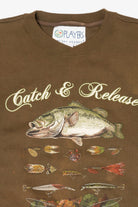 Vintage "Catch And Release" Fishing Sweatshirt (1990s)