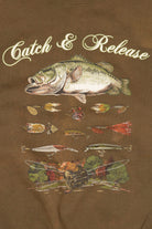 Vintage "Catch And Release" Fishing Sweatshirt (1990s)