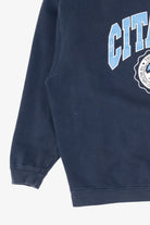 Vintage Navy Blue The Citadel Military College OfSouth Carolina Sweatshirt (1990s)