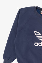 Vintage Navy Blue Adidas Raglan Sweatshirt (1990s)
