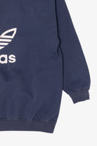 Vintage Navy Blue Adidas Raglan Sweatshirt (1990s)