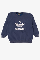 Vintage Navy Blue Adidas Raglan Sweatshirt (1990s)