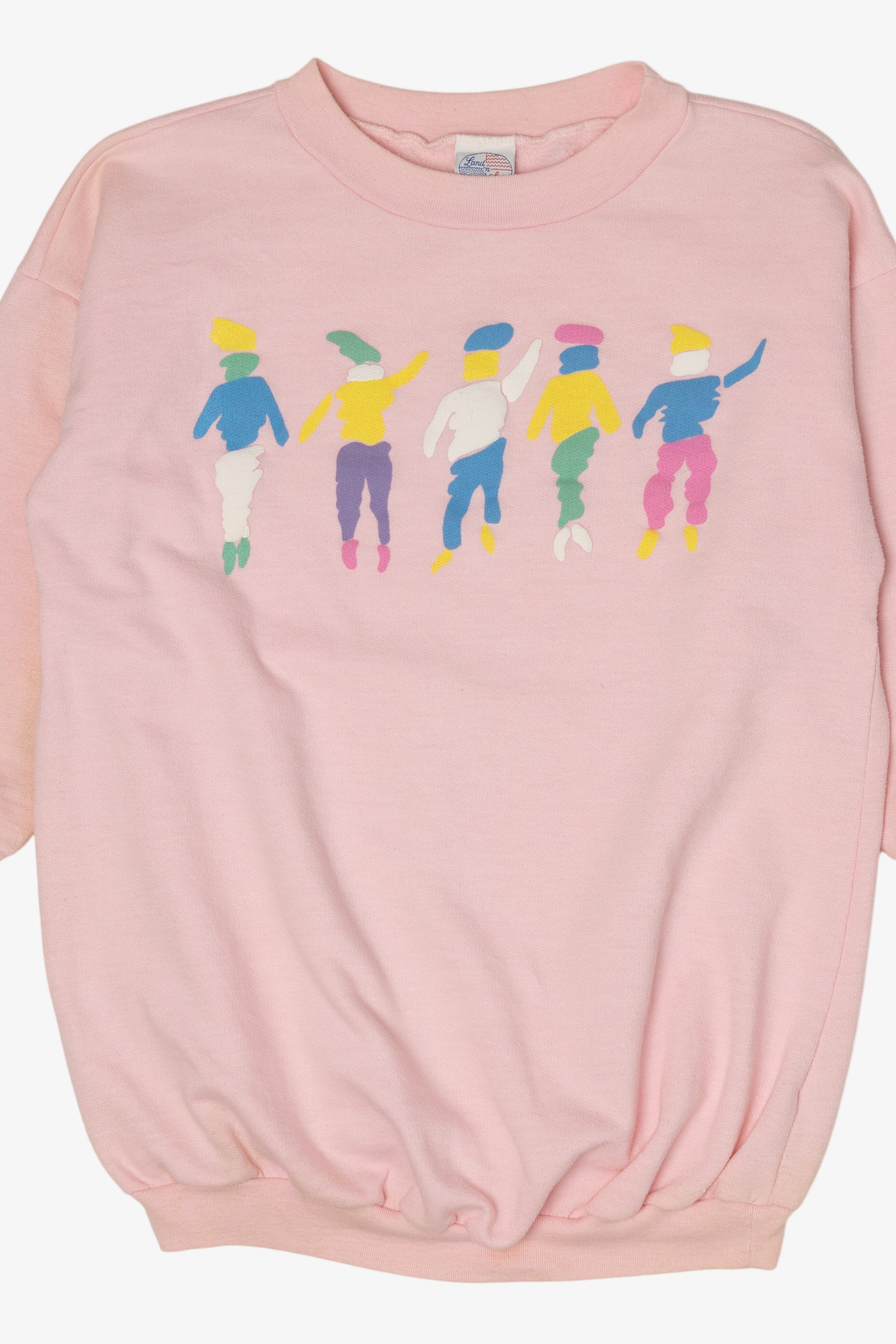 Vintage Pink Land'n Sea Sweatshirt (1990s)