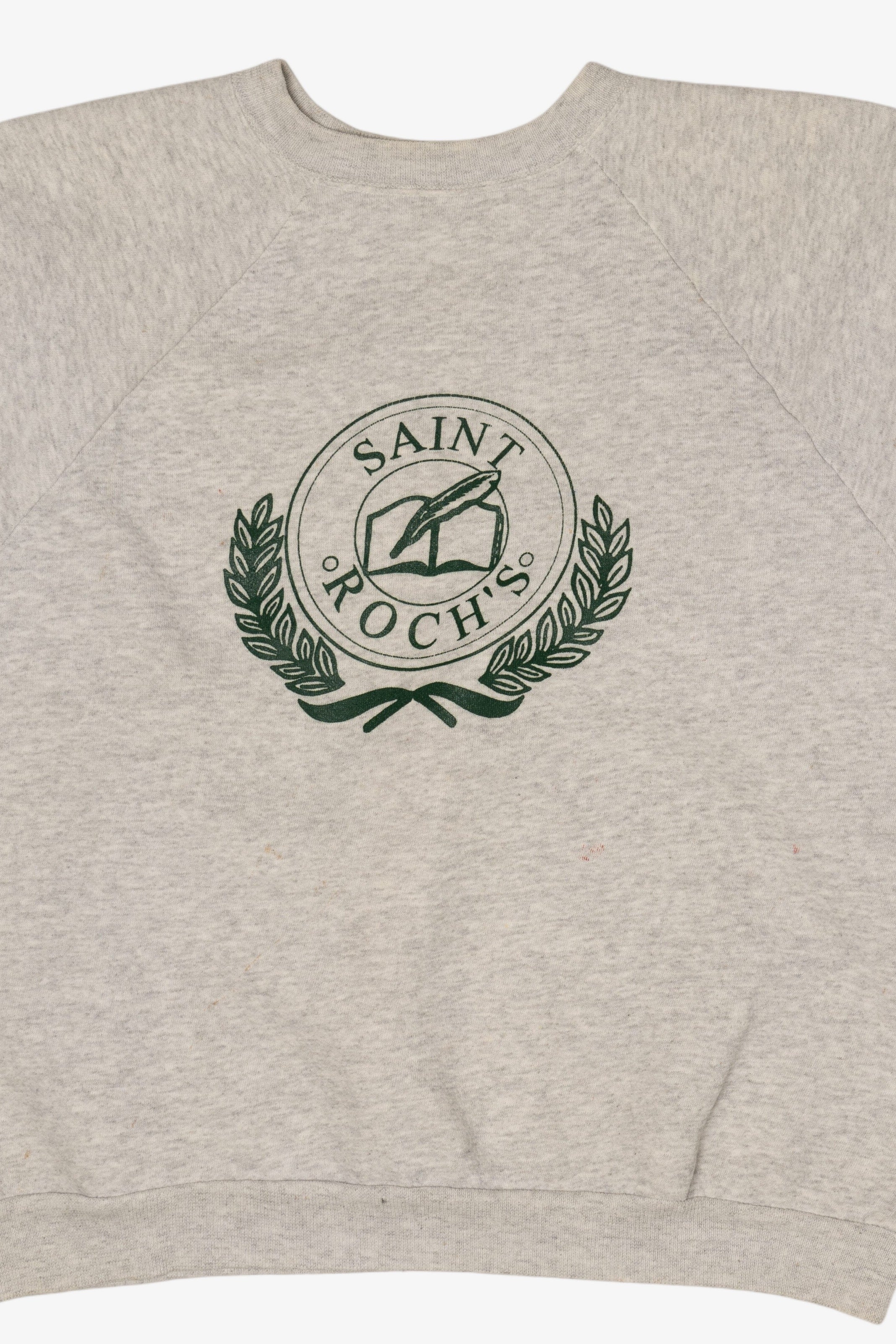 Vintage Light Gray Saint Roch's School Sweatshirt (1990s)