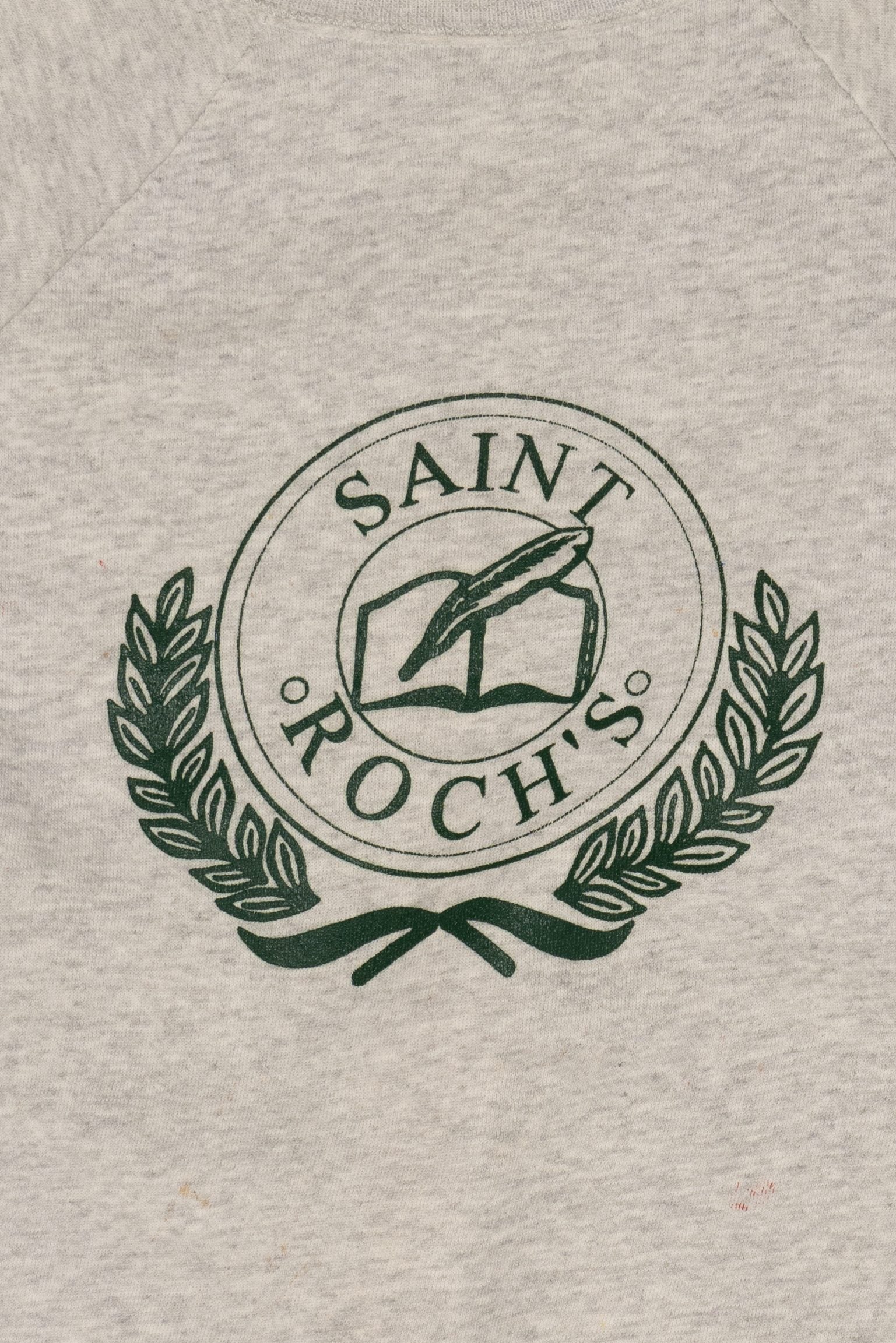 Vintage Light Gray Saint Roch's School Sweatshirt (1990s)