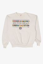 Vintage White Hilton Head Sweatshirt (1990s)
