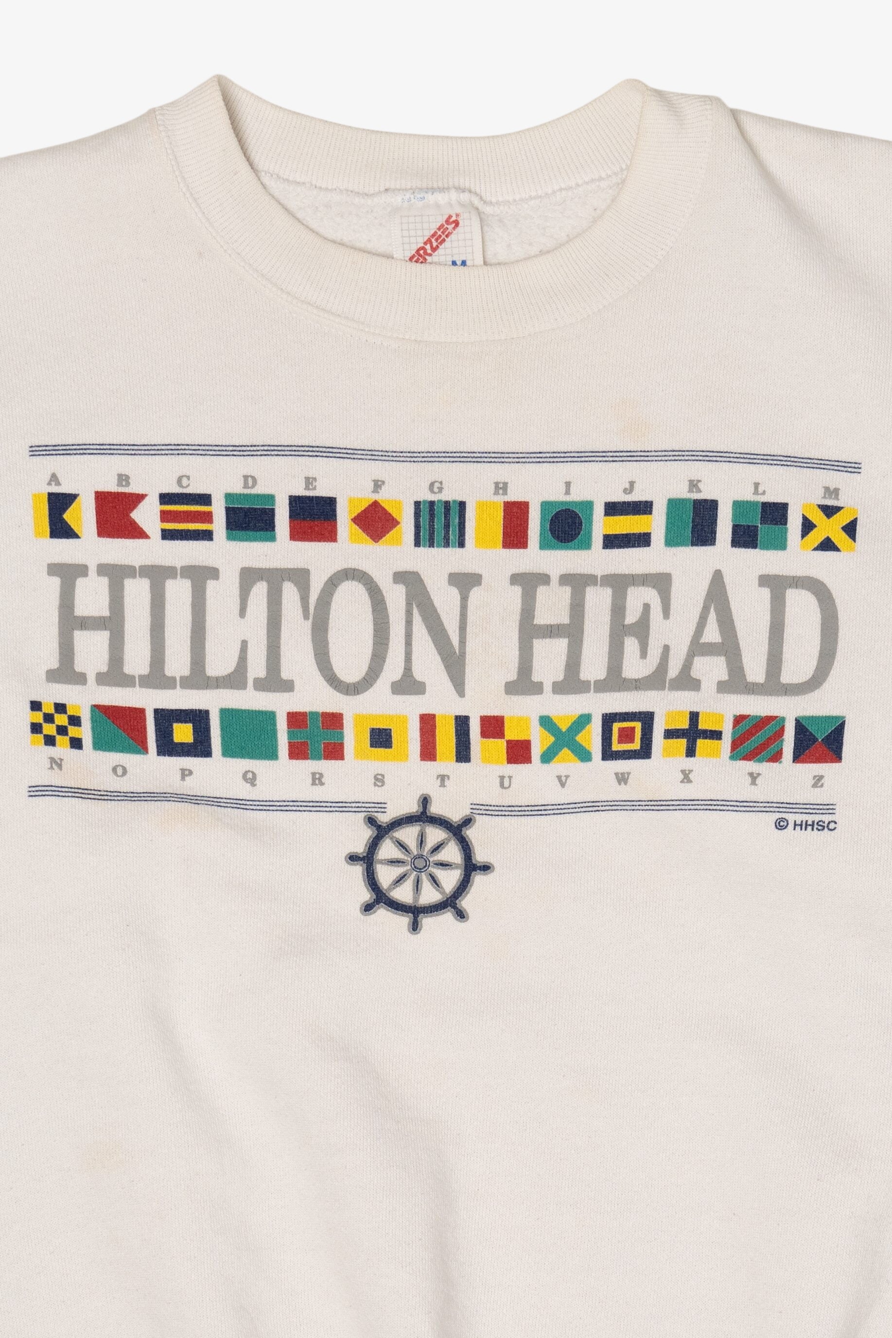 Vintage White Hilton Head Sweatshirt (1990s)