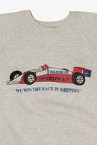 Vintage #1 Mail Boxes Etc Speedway "We Win The Race In Shipping" Sweatshirt (1990s)