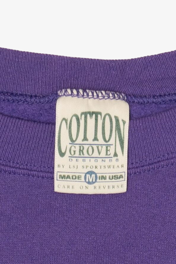 Vintage Purple "There's No Place Like Home... Except Grandma's" Sweatshirt (1990s)