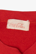 Vintage Red Coca-Cola Italy Match Court Sweatshirt (1980s)
