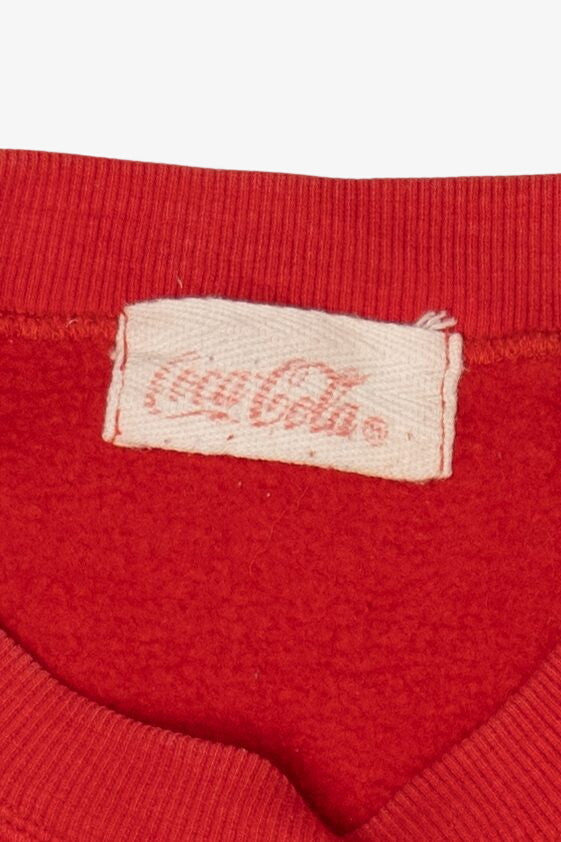 Vintage Red Coca-Cola Italy Match Court Sweatshirt (1980s)