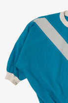 Vintage Blue Teddi V Panel Sweatshirt (1980s)