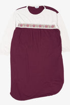 Vintage Burgundy Katy Sweatshirt Dress (1990s)