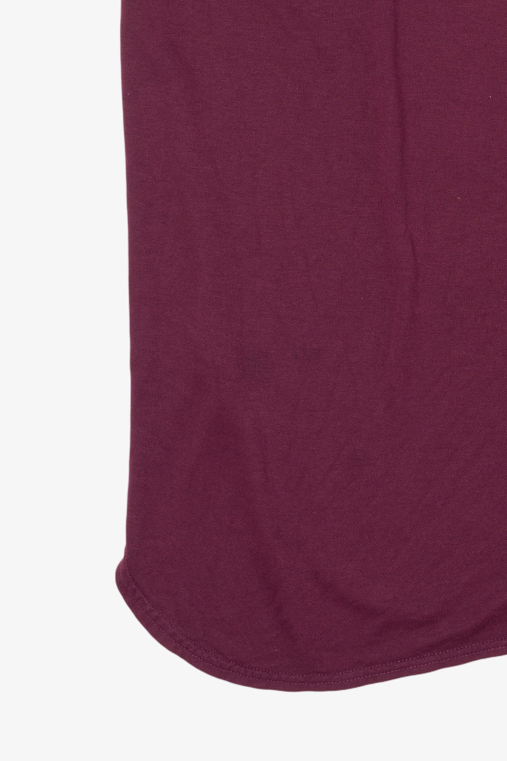 Vintage Burgundy Katy Sweatshirt Dress (1990s)