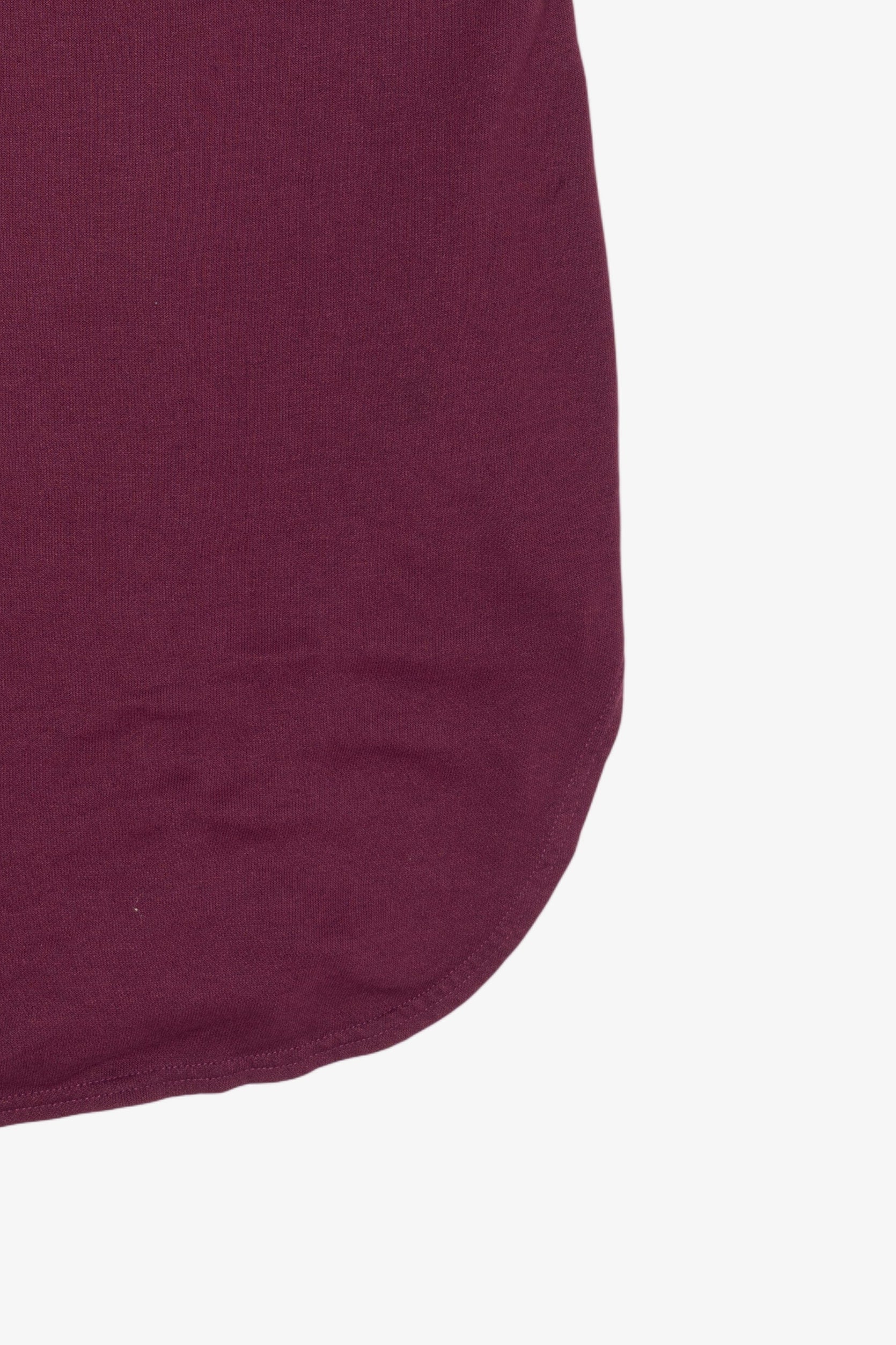 Vintage Burgundy Katy Sweatshirt Dress (1990s)