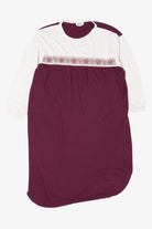 Vintage Burgundy Katy Sweatshirt Dress (1990s)