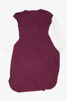 Vintage Burgundy Katy Sweatshirt Dress (1990s)