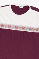 Vintage Burgundy Katy Sweatshirt Dress (1990s)