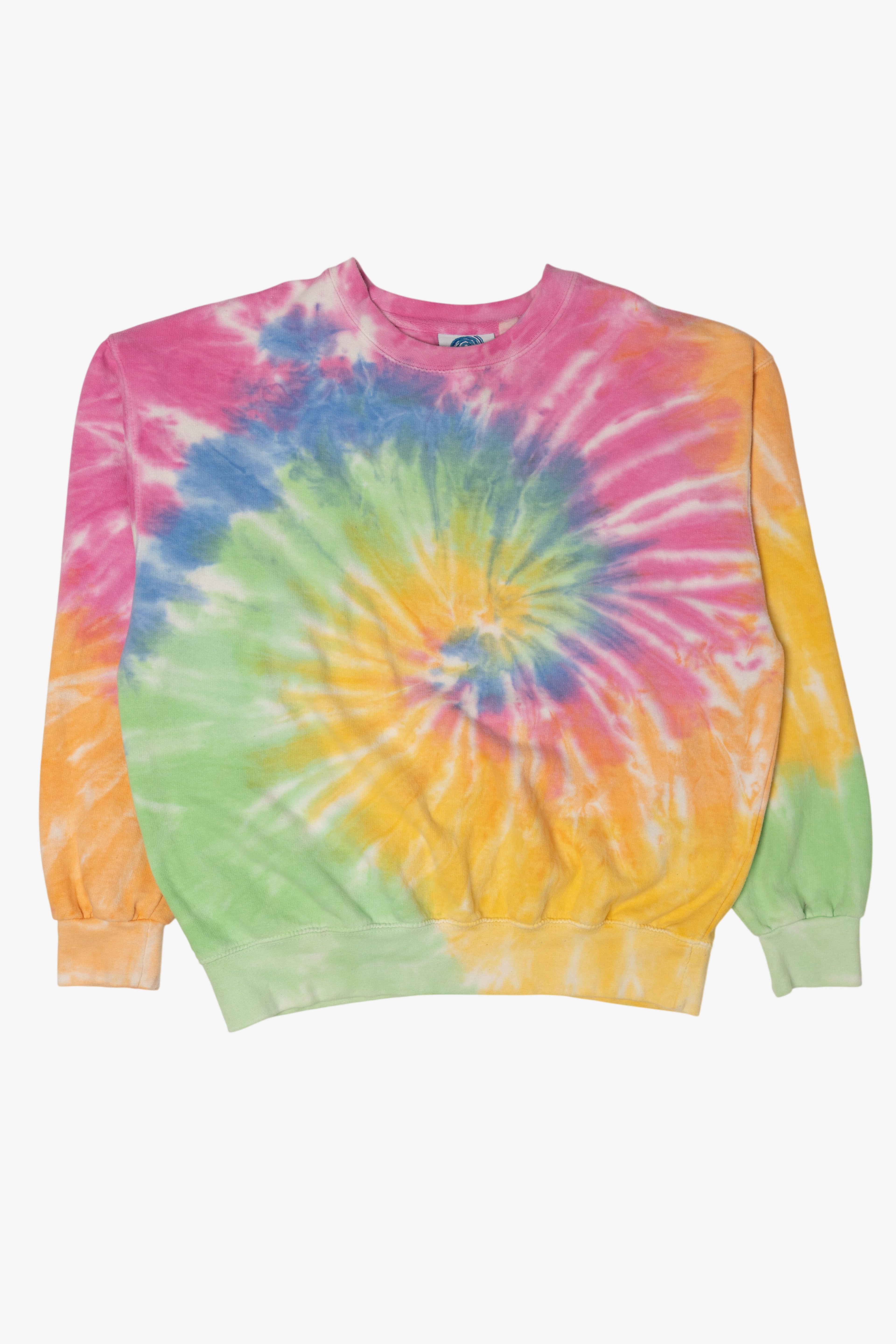 Colortone Rainbow Tie-Dye Sweatshirt (2020s)