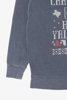 Texas "Happy Yall-Idays" Christmas Holiday Sweatshirt
