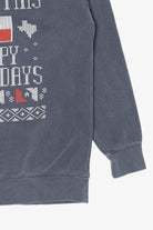 Texas "Happy Yall-Idays" Christmas Holiday Sweatshirt