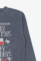 Texas "Happy Yall-Idays" Christmas Holiday Sweatshirt