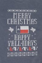 Texas "Happy Yall-Idays" Christmas Holiday Sweatshirt