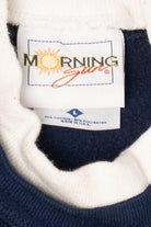 Vintage Navy Blue Starry Winter Night Scene Sweatshirt (1990s)