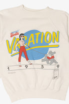 Vintage "Totally" Barbie Vacation Raglan Sweatshirt (1980s)