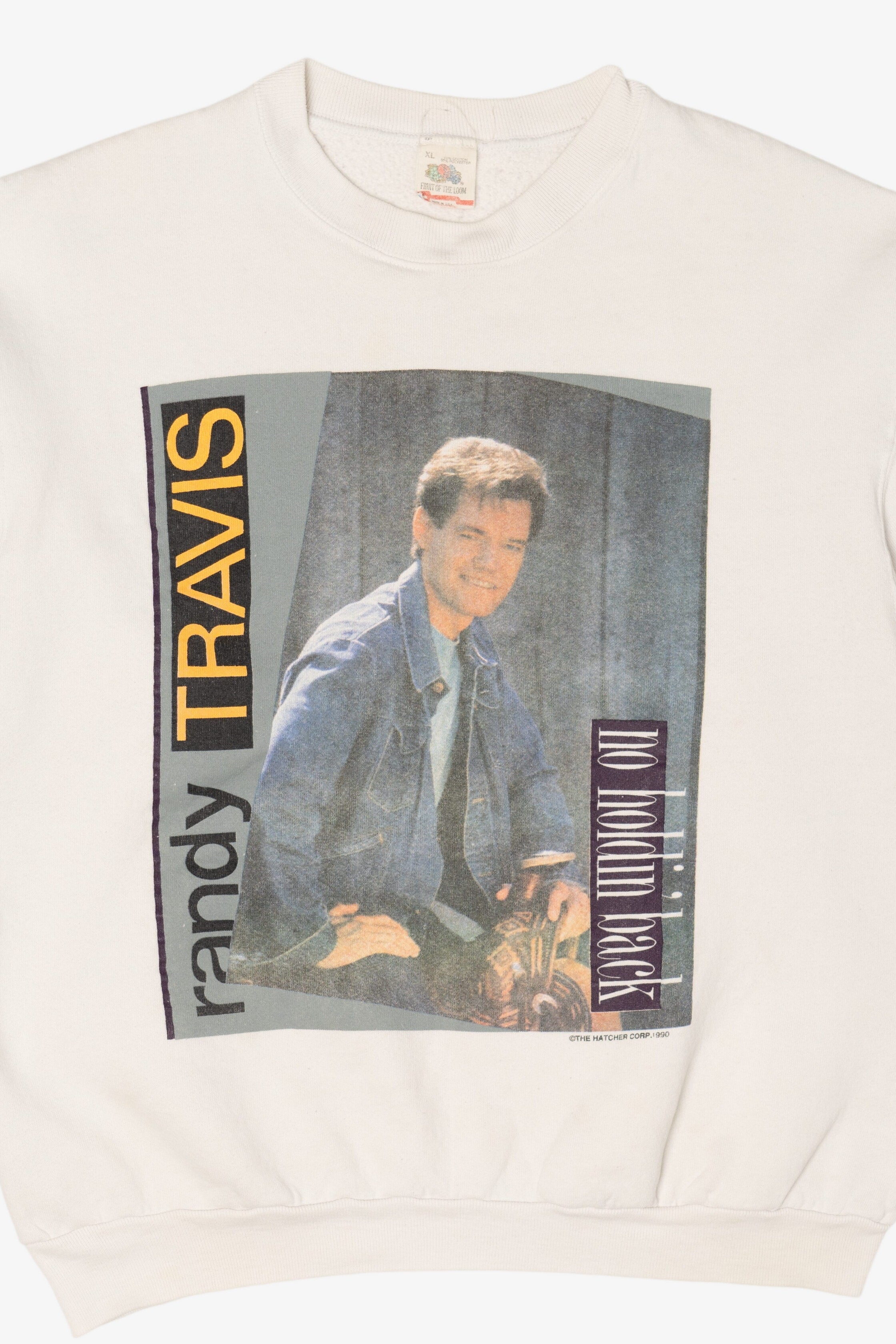 Vintage Randy Travis "No Holdin' Back" Tour Sweatshirt (1990s)
