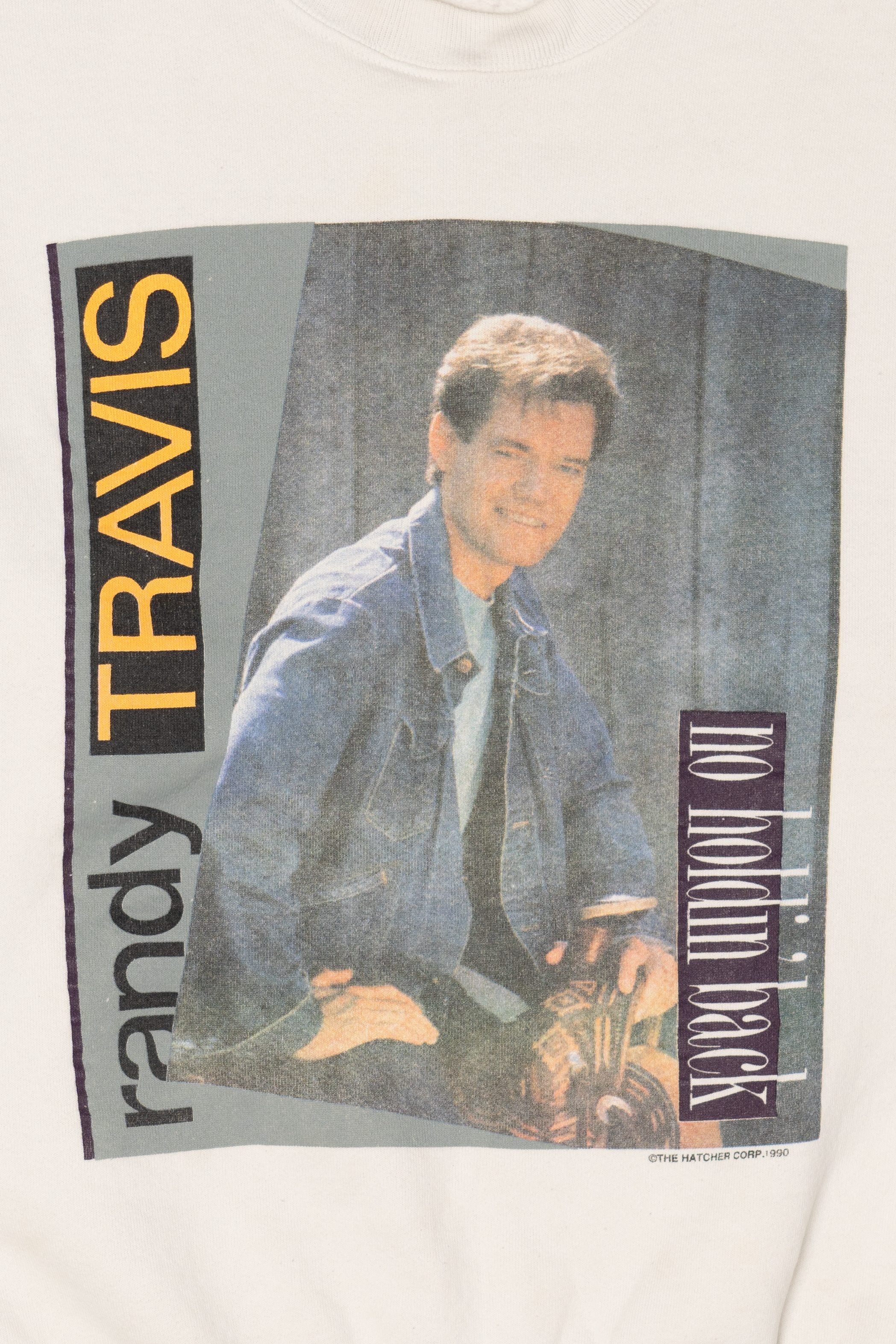Vintage Randy Travis "No Holdin' Back" Tour Sweatshirt (1990s)