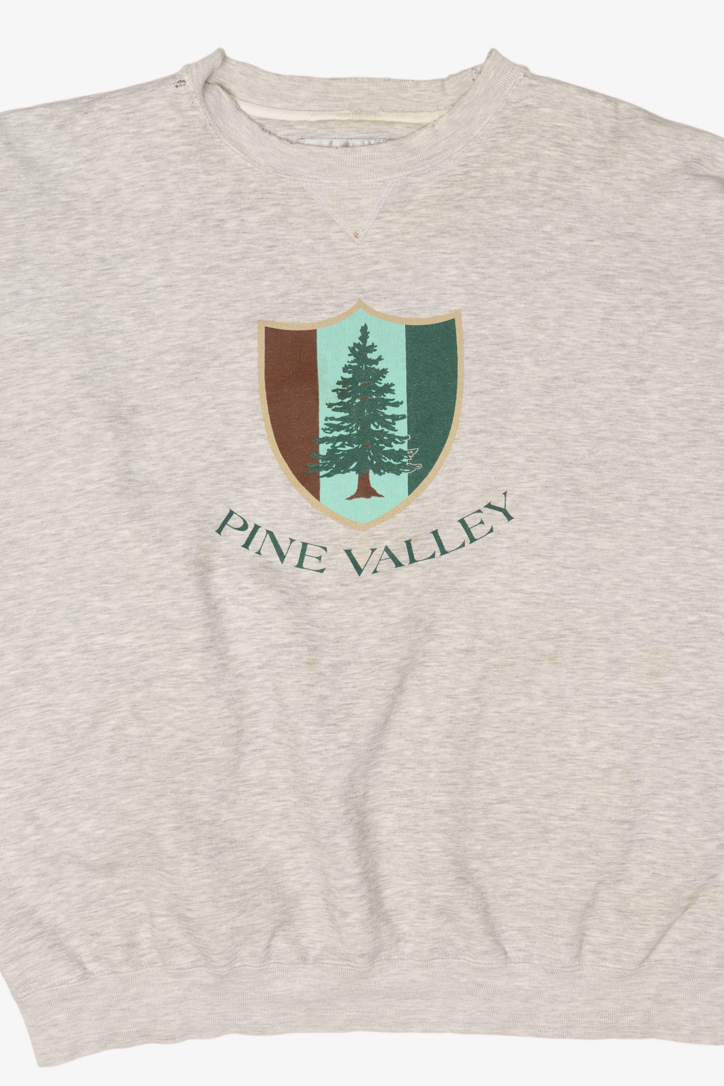 Vintage Light Gray Pine Valley Sweatshirt (1990s)