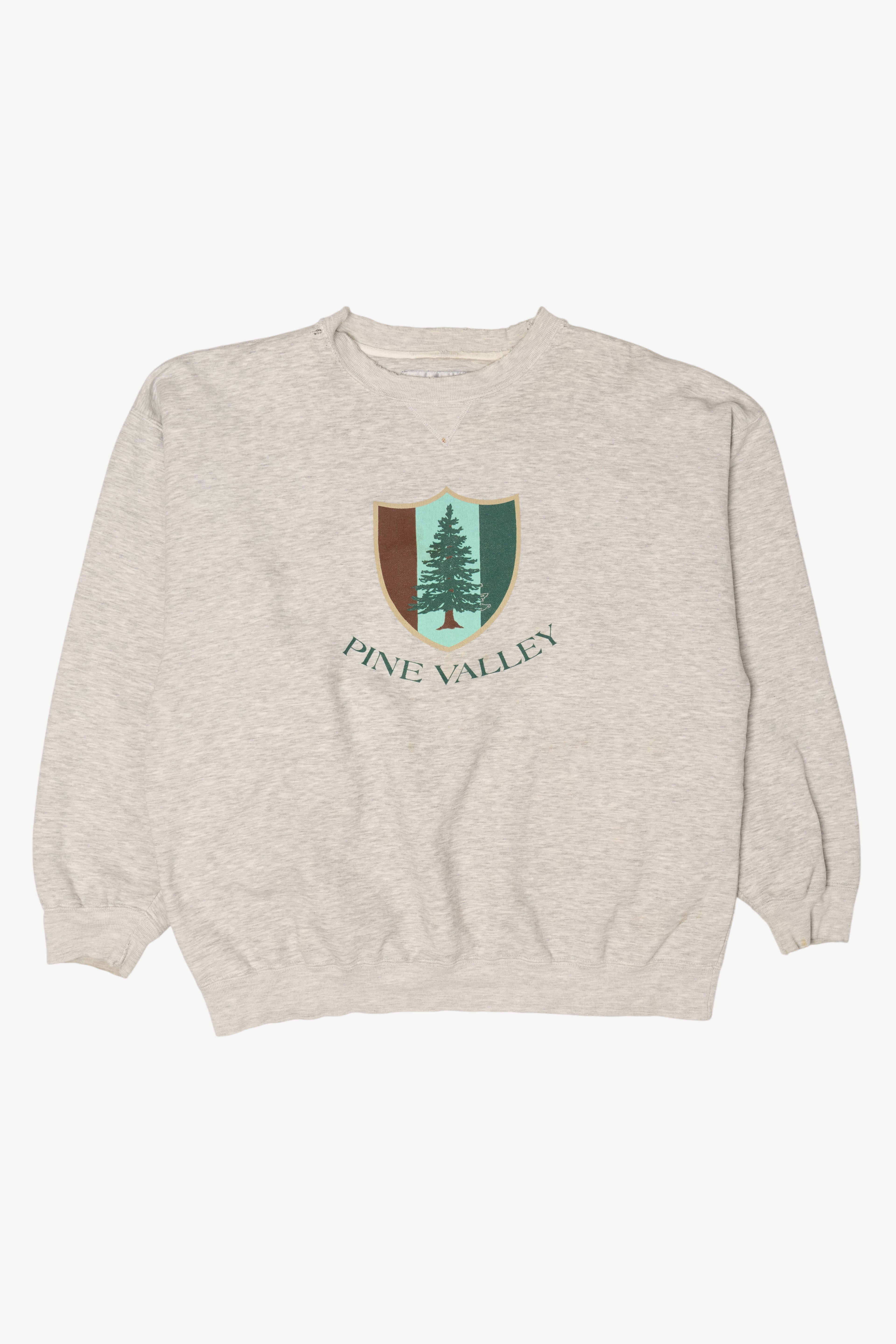Vintage Light Gray Pine Valley Sweatshirt (1990s)