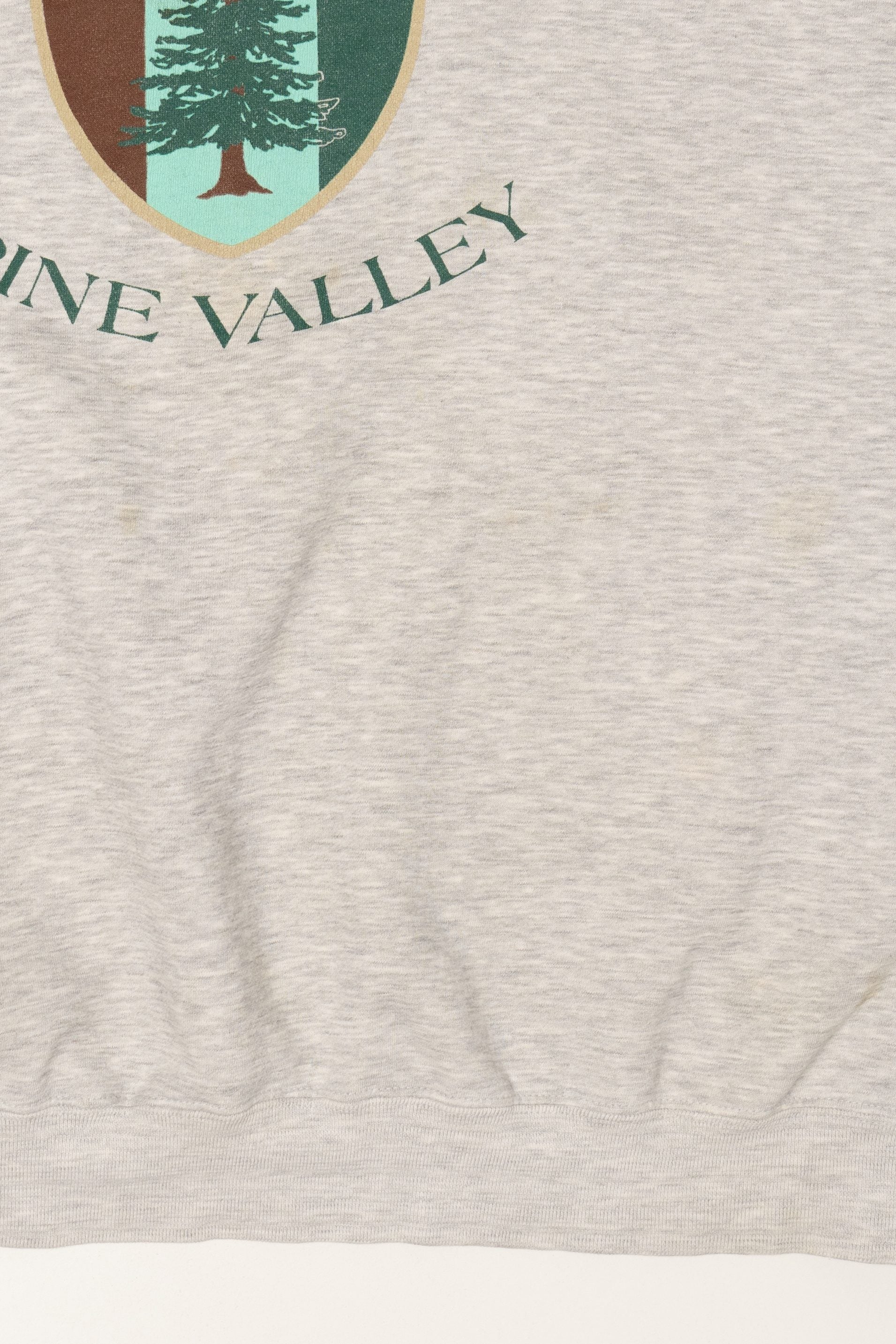 Vintage Light Gray Pine Valley Sweatshirt (1990s)