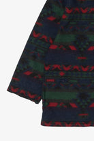 Vintage Southwestern Aztec Pattern Quarter Zip Fleece Sweatshirt (1990s)