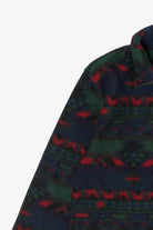 Vintage Southwestern Aztec Pattern Quarter Zip Fleece Sweatshirt (1990s)