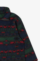Vintage Southwestern Aztec Pattern Quarter Zip Fleece Sweatshirt (1990s)