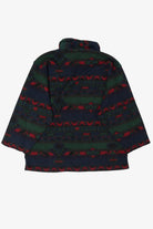 Vintage Southwestern Aztec Pattern Quarter Zip Fleece Sweatshirt (1990s)