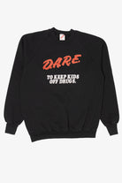 Vintage "D.A.R.E To Keep Your Kids Off Drugs" Raglan Sweatshirt (1990s)
