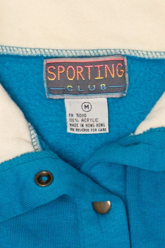 Vintage Color Block Sporting Club Sweatshirt (1980s)