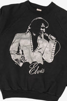 Vintage Black Elvis Presley Raglan Sweatshirt (1990s)